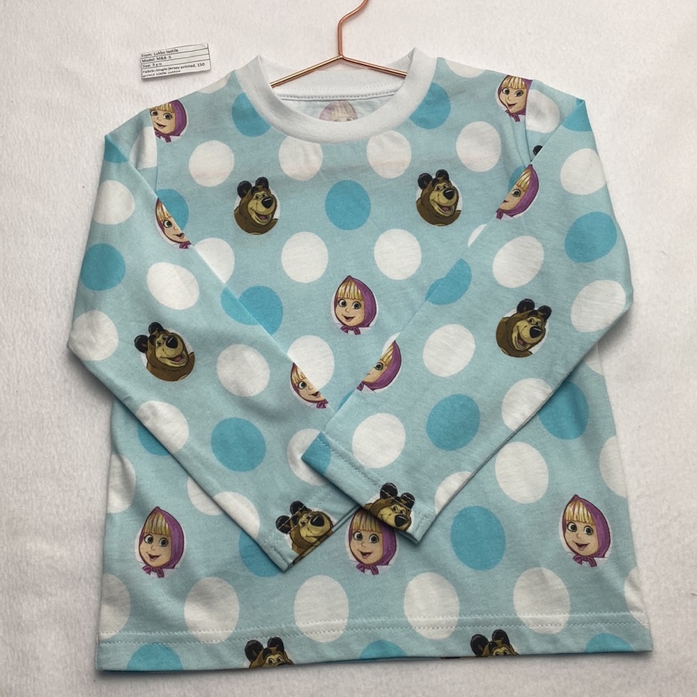 Masha and the Bear, long sleeve T-shirt